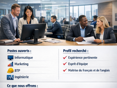 AVIS DE RECRUTEMENT – CAVIE GLOBAL CANADA 2026